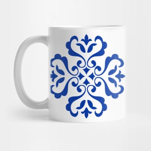 Blue flowers tile Mug